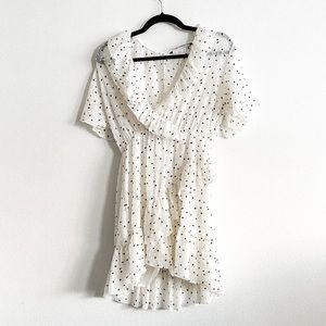 Zara • Polka Dot Chiffon Romper